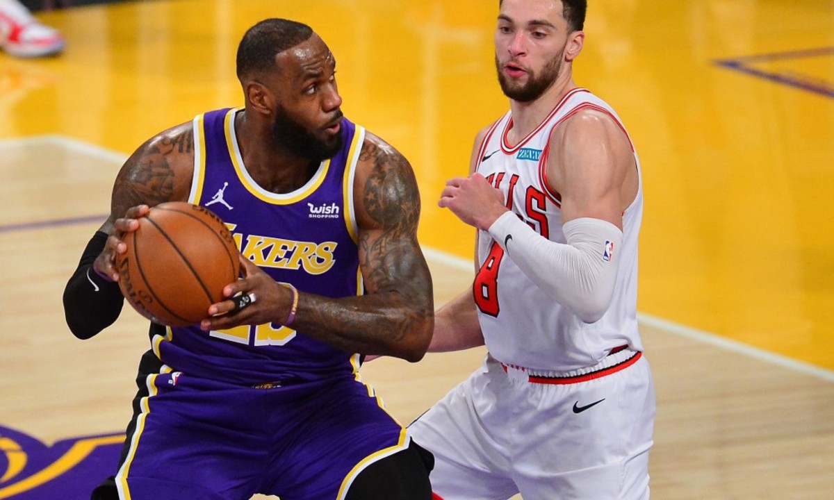 lebron james zach lavine usa today